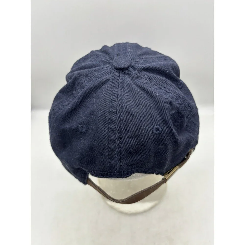 UPS United Parcel Service Cap Hat Goodfellow Navy Blue Leather Strapback
